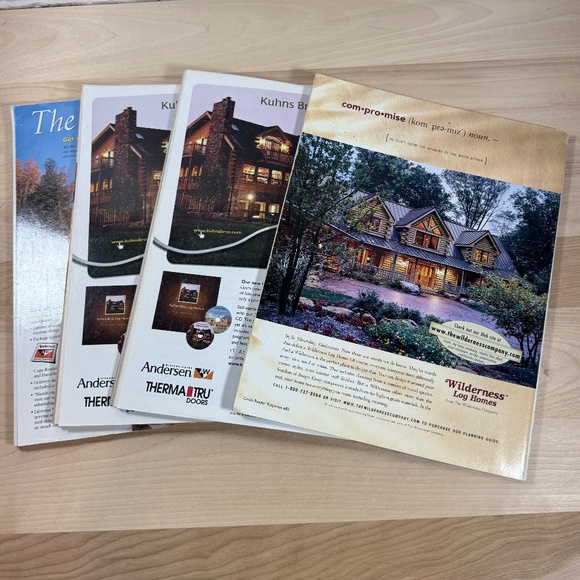 Set of 4 Log Home Magazines from the 2000's - Picture 10 of 10
